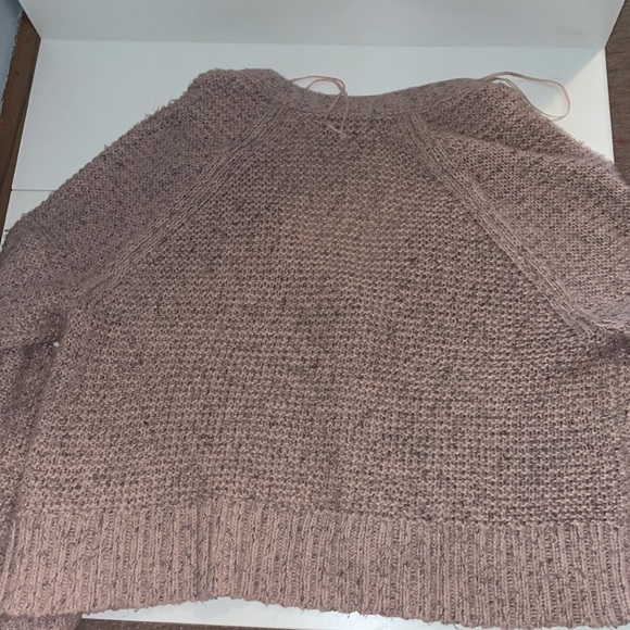 Pink Knit American Eagle Cardigan - Picture 5 of 5